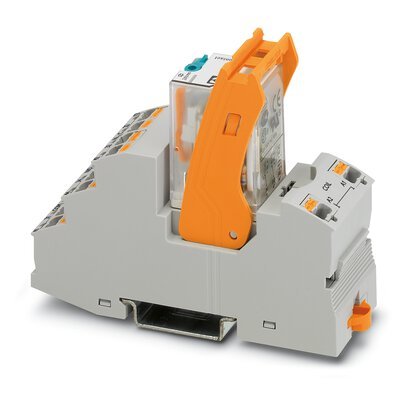 Relay and Base Square 2P 24VDC DPDT 10A