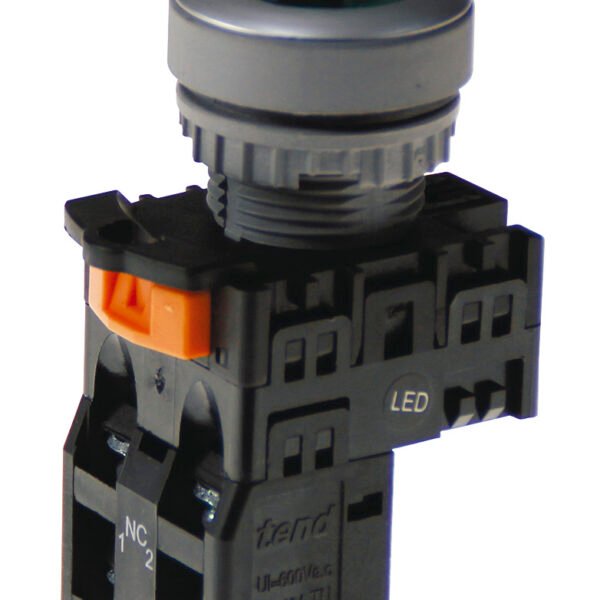 Selector Switch 3 position Long Black 2 N/O