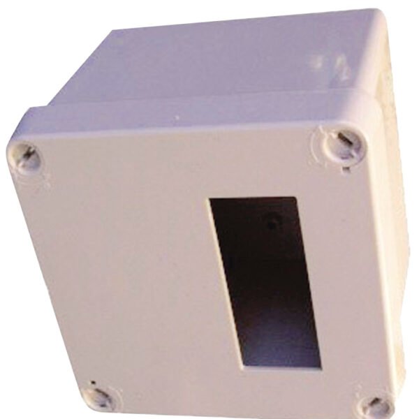 Enclosure 125x125x100mm D ABS with 71x29mm Cut-Out