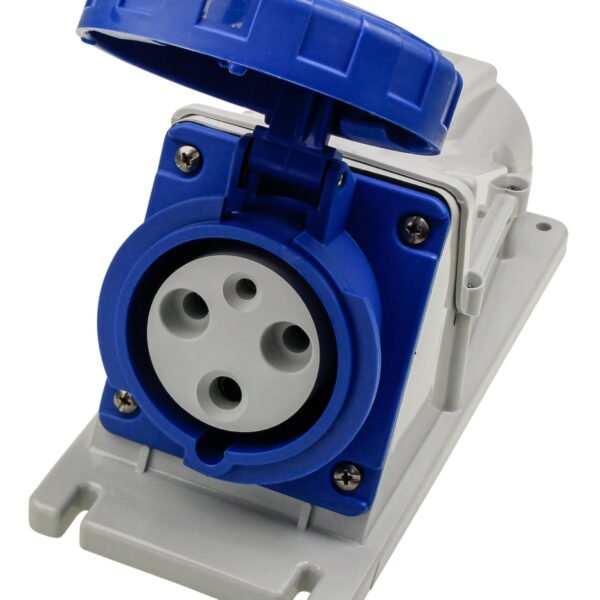 90 Degree Surface Socket IP67 63A 415V 3P+E