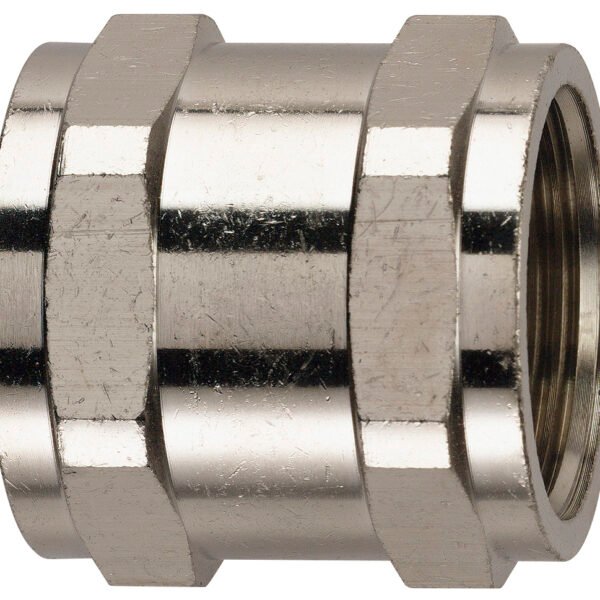 Conduit Couplers 25mm Nickel Plated Brass