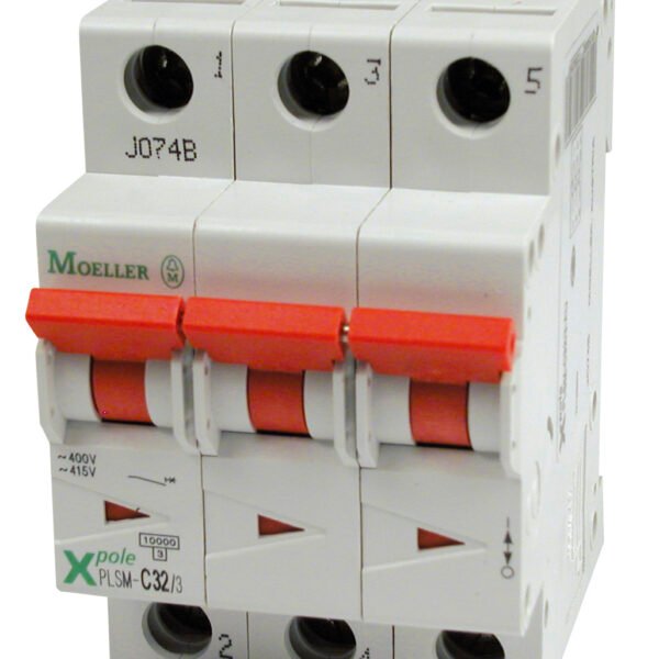 MCB Eaton D Curve 3 Pole 10kA 25A