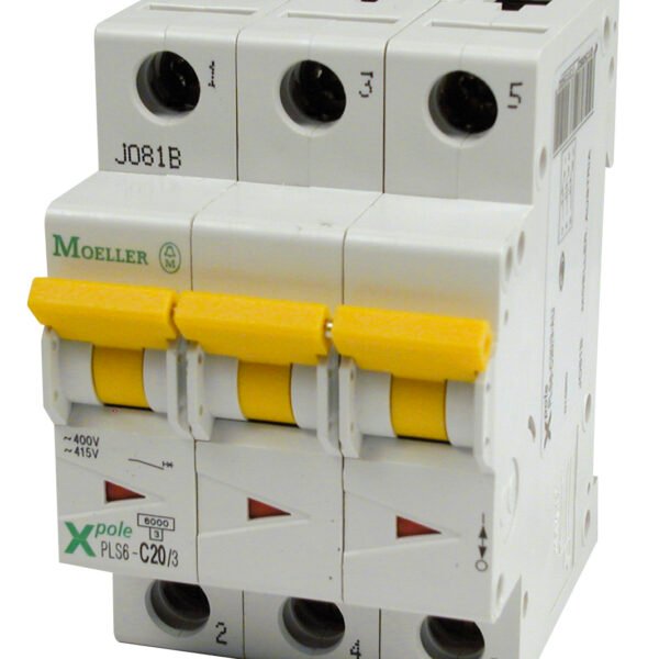 MCB Eaton C Curve 3 Pole 6kA 63A