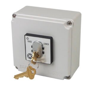 Key Switch Raise / Off / Lower In Plastic Encl
