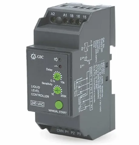 Liquid Level Controller 240VAC 1 C/O Draining Fill